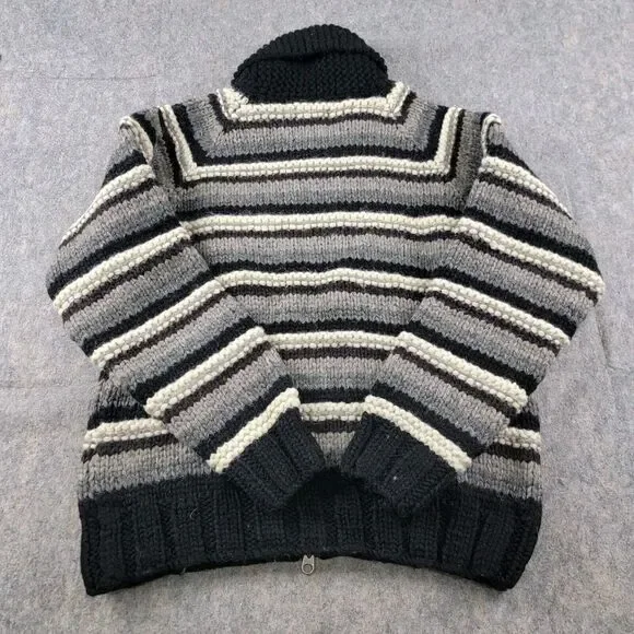 Todd Snyder x Kanata Hand Knit Jacket size XXL Black Grey NWT $698 Canada